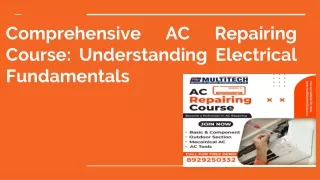 Comprehensive AC Repairing Course_ Understanding Electrical Fundamentals