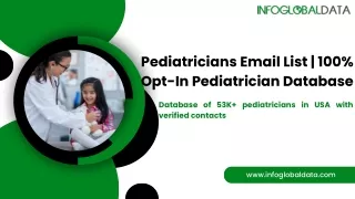 Childhood Wellness Connections: Reach Pediatricians with Our Email List