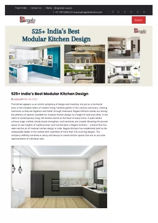 525  India’s Best Modular Kitchen Design