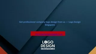 Get professional company logo design from us — Logo Design Singapore