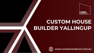 Achieving Your Vision with Custom House Builder in Yallingup