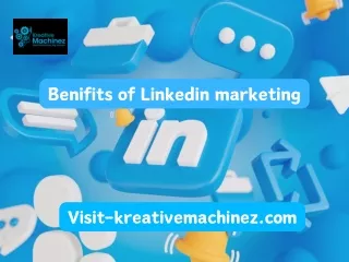 Benifits of LInkedin marketing