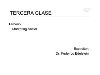 TERCERA CLASE