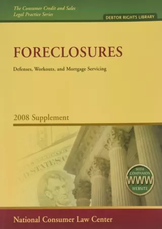 [PDF] ✔Download⭐  Foreclosures: Defenses, Workouts, and Mortgage Servicing (The