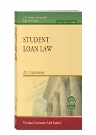 [PDF] ✔Download⭐  Student Loan Law (Consumer Credit and Sales Legal Practice)