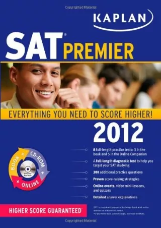 Download⚡️PDF❤️ Kaplan SAT 2012 Premier with CD-ROM (KAPLAN SAT PREMIER LIVE)