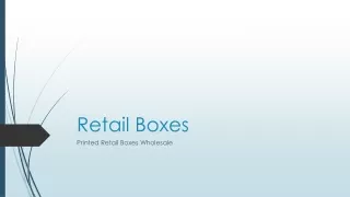 Retail Boxes