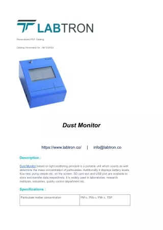 Dust Monitor