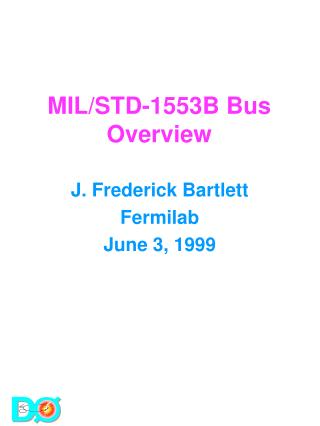 MIL/STD-1553B Bus Overview
