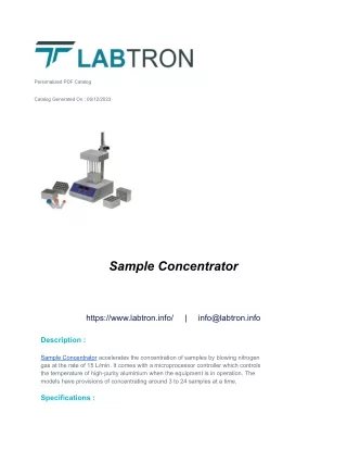 Sample Concentrator