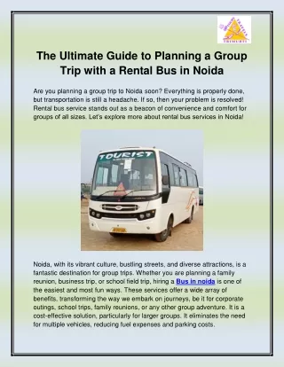 Bus in Noida
