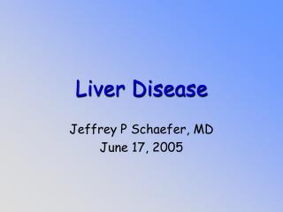Liver Disease