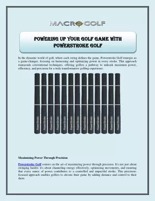 Powerstroke Golf