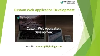 Custom Web Application Development