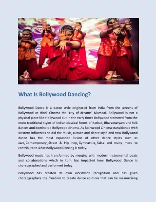 Bollywood Dance Classes London - Sapnay