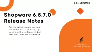 Shopware 6.5.7.0 – Release Notes