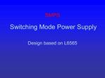 Switching Mode Power Supply