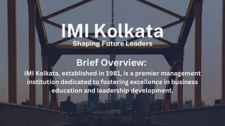 IMI Kolkata