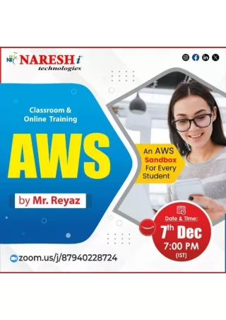 Free Demo On AWS - Naresh IT