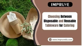 Choosing Between Disposable and Reusable Tableware for Catering