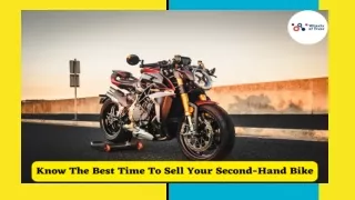 Know The Best Time To Sell Your Second-Hand Bike