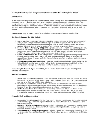 Air Handling Units Market