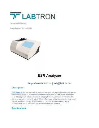 ESR Analyzer