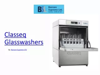 Classeq Glasswashers