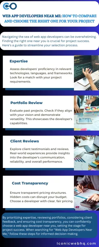 Web App Developers Near Me How to Compare and Choose the Right One for Your Project