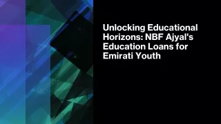 Education Loans