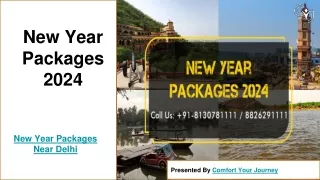 New Year Packages near Delhi NCR