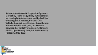 Autonomous Aircraft Propulsion Systems Market PDF