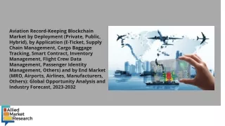 Aviation Record-Keeping Blockchain Market PDF