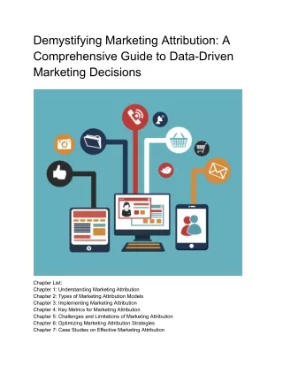 Demystifying Marketing Attribution  A Comprehensive Guide to Data-Driven Marketing Decisions