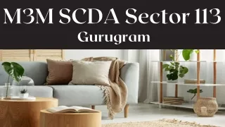 M3M SCDA Sector 113 Gurgaon - PDF