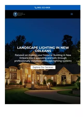 New Orleans Landscape Lighting