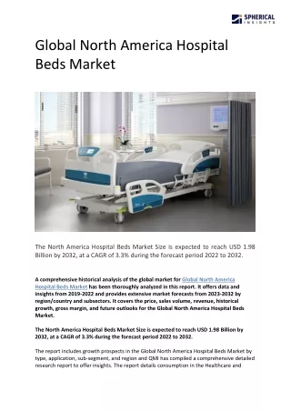 Global North America Hospital Beds Market