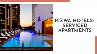 RIZWA HOTELS (SERVICED APARTMENTS