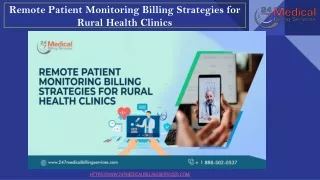 Remote Patient Monitoring Billing Strategies for Rural Health Clinics