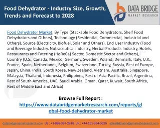 Food Dehydrator Market