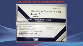 Lan Capsules (Generic Lansoprazole Capsules)