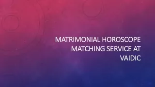 Star-Crossed Unions: Matrimonial Horoscope Matchmaking