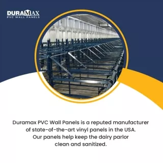 Boost Your Diary Parlour Performance Only With PVC Wall Panels