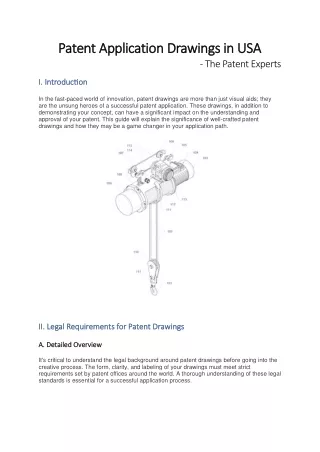 Patent Application Drawings in USA | The Patent Experts