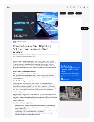 Comprehensive SAP Reporting Solutions for Seamless Data Analysis