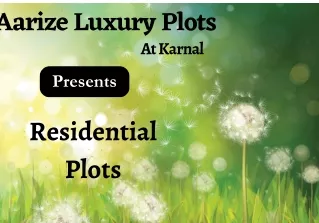 Aarize Plots Karnal - Brochure