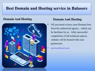 No 1 Domain & Web Hosting Service in Balasore smiwa infosol
