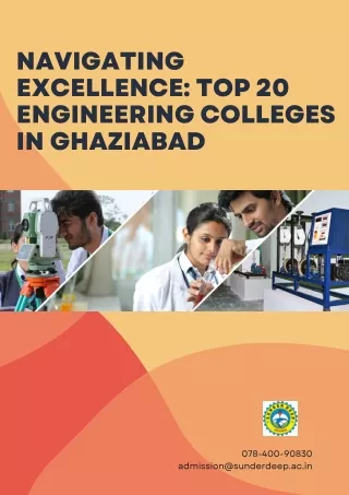 Navigating Excellence Top 20 Engineering Colleges in Ghaziabad