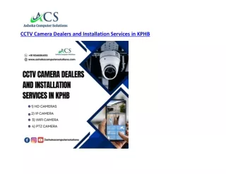 CCTV Camera Dealers and Installation Services in KPHB