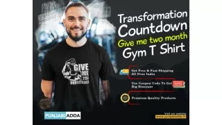 Strength Strides Give Me 2 Month Gym T Shirt – Punjabi Adda